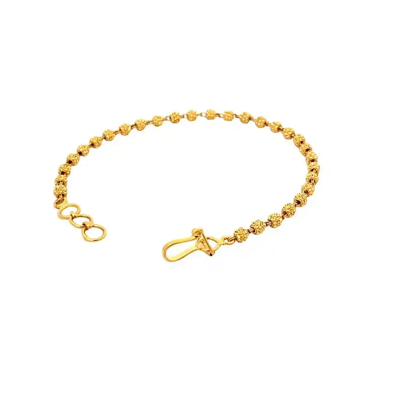 22K Gold Beads Bracelet