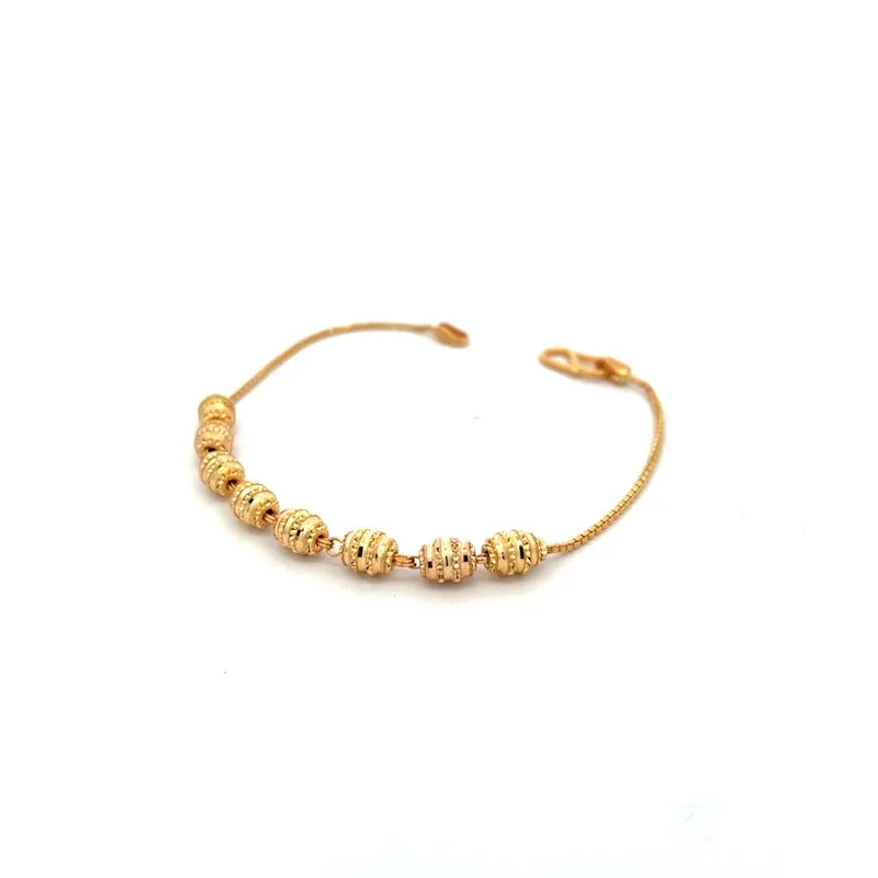 22K Yellow gold Bracelet. Length -7.2 inch