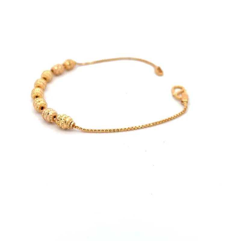 22K Yellow gold Bracelet. Length -7.2 inch