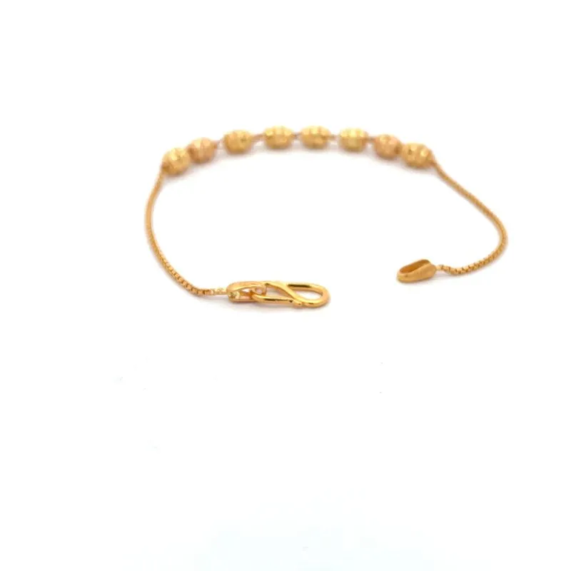 22K Yellow gold Bracelet. Length -7.2 inch