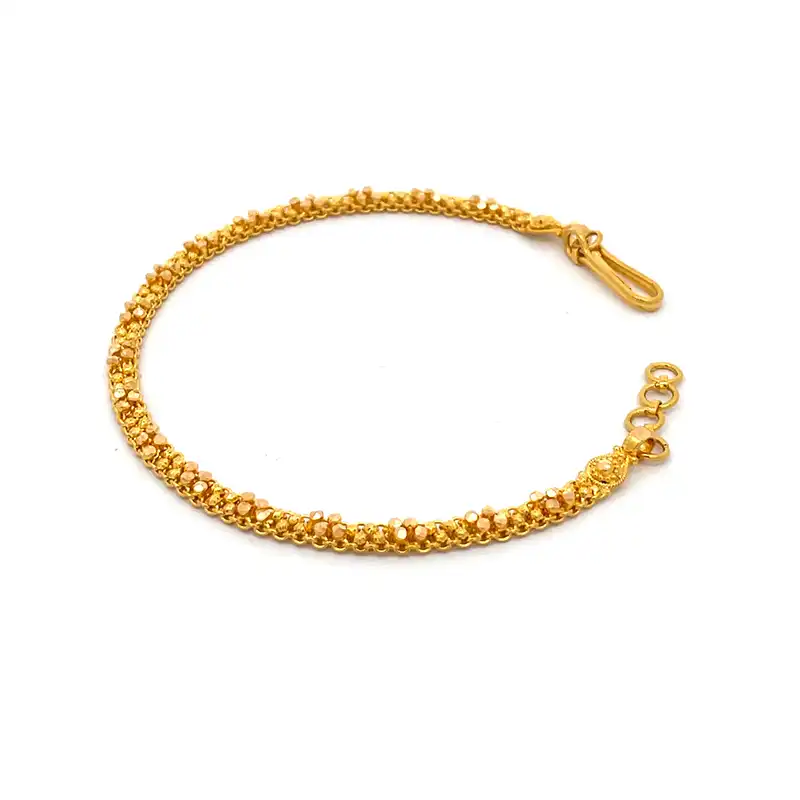 Classic 22K Gold Bracelet - 7 inch