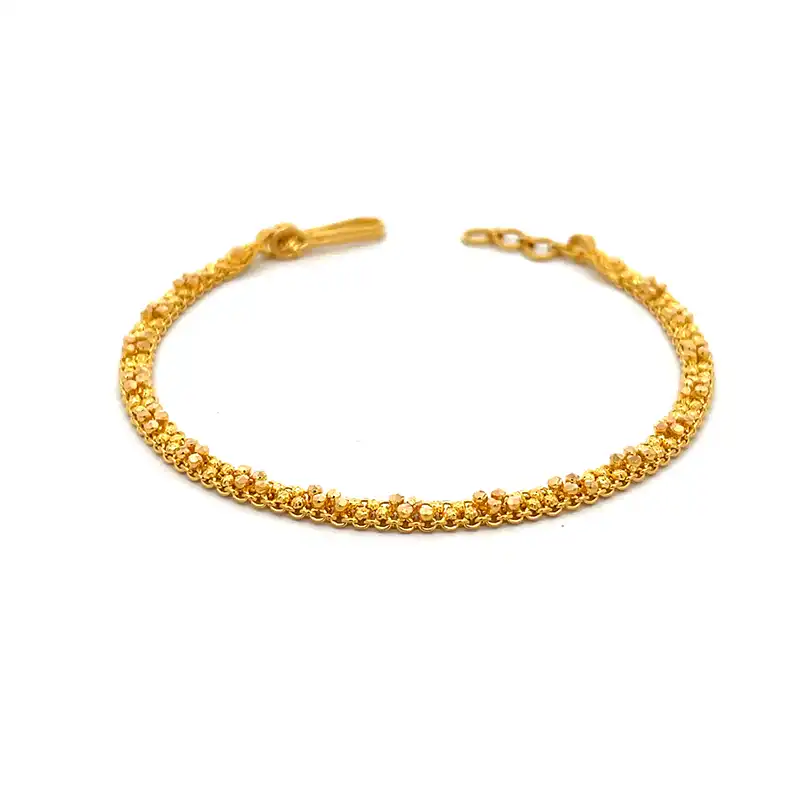 Classic 22K Gold Bracelet - 7 inch