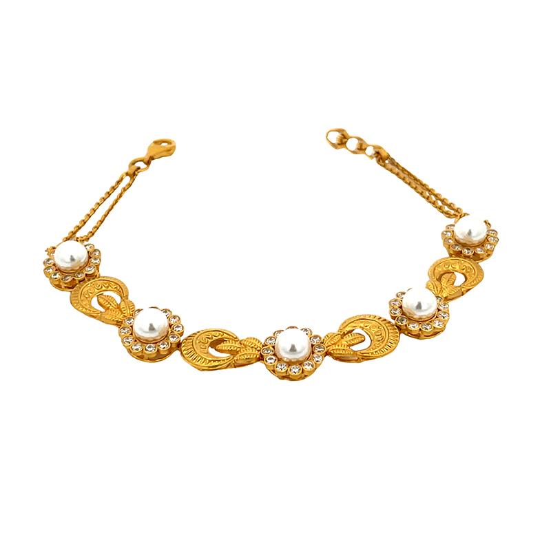 Pearl Bracelet Fashion Jewelry | Design Bracelet Pearl Jewelry | Pearl Gold  Bracelet - Bracelets - Aliexpress