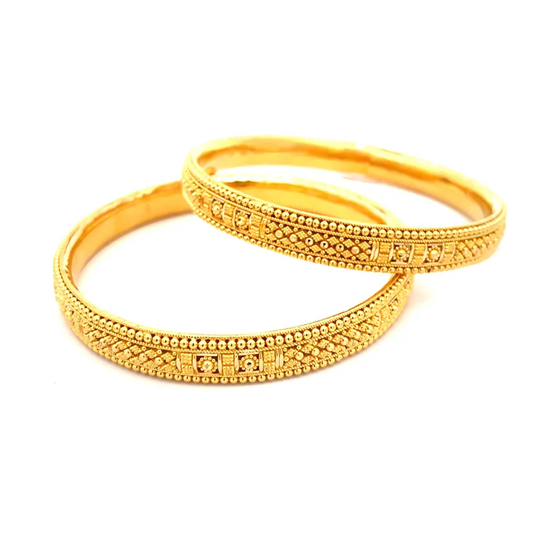 22K Gold Bangle Set of 2