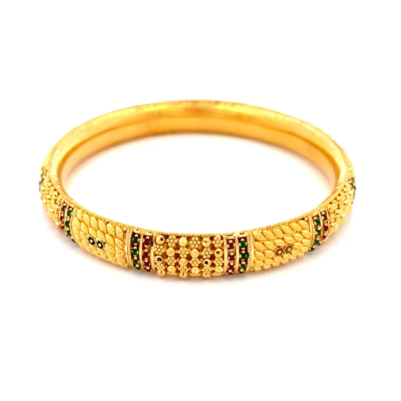 22K Gold Bangle Set of 2