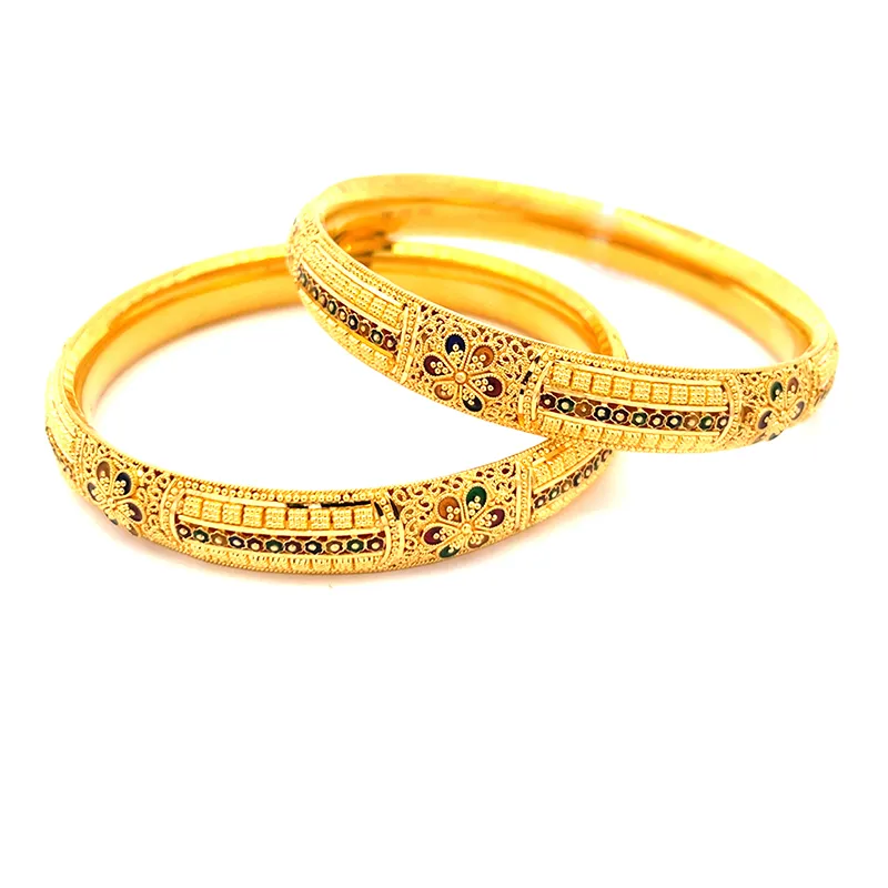 22K Gold Bangle Set of 2