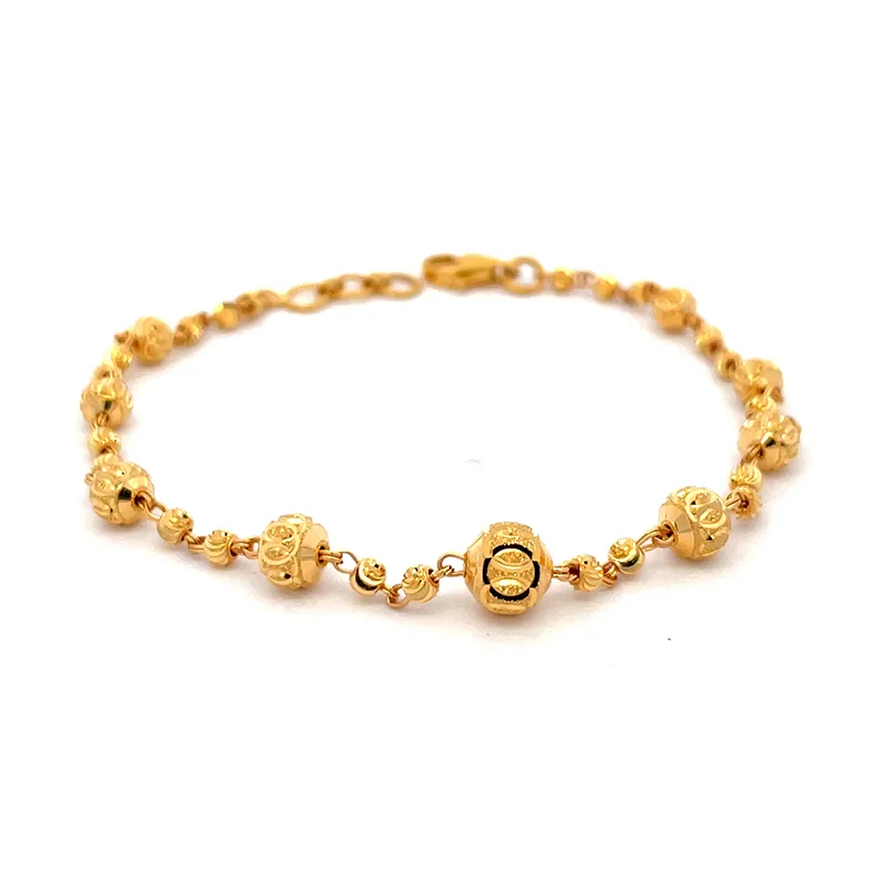 22K Gold Bracelet - 7.5 inch