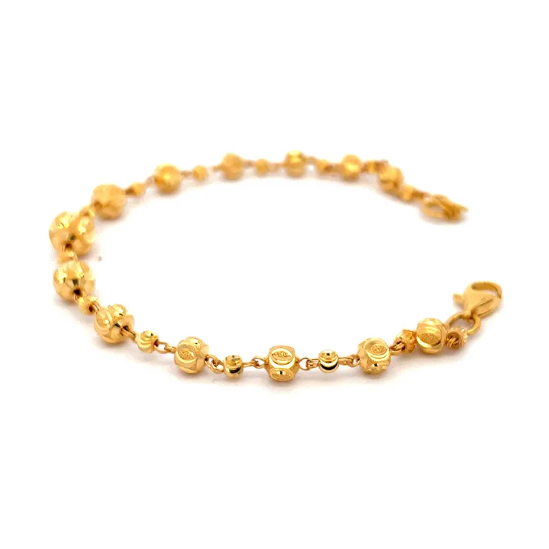 22K Gold Bracelet - 7.5 inch