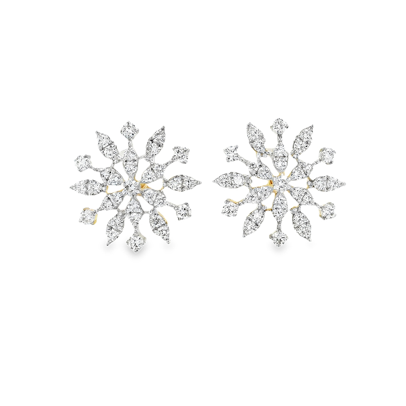 Elegant Snowflake Earrings