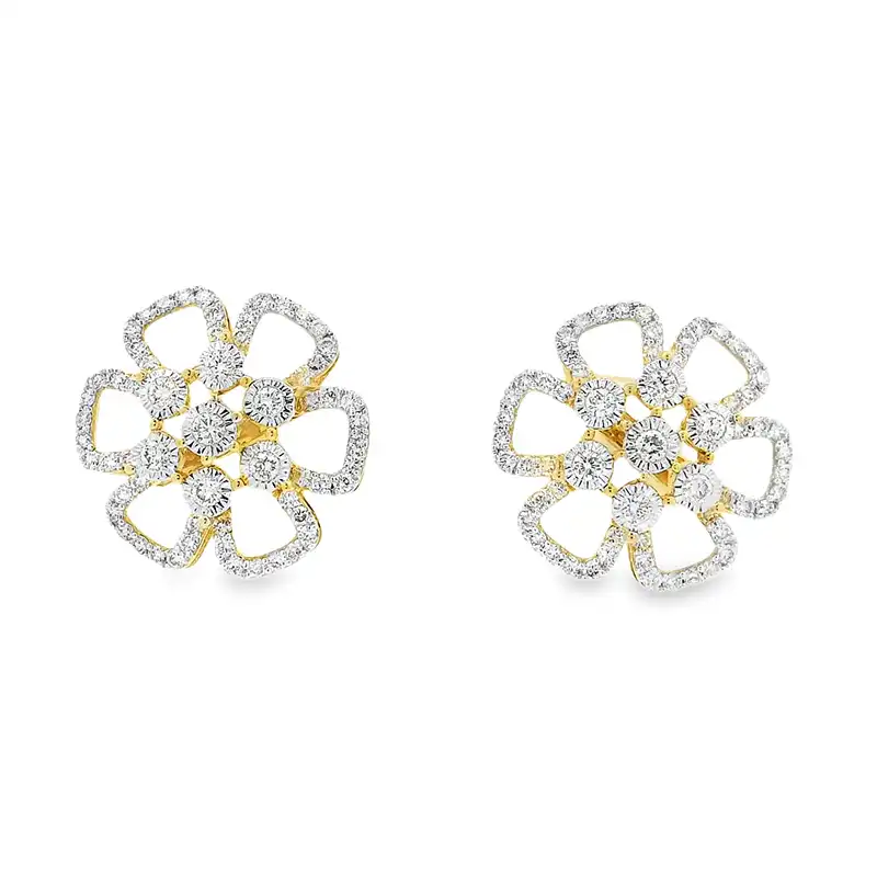 Elegant Floral Earrings