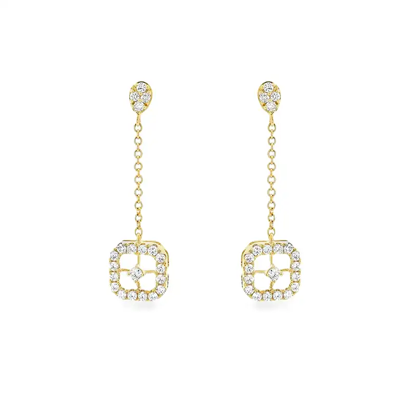 Elegant Gold Drop Earrings