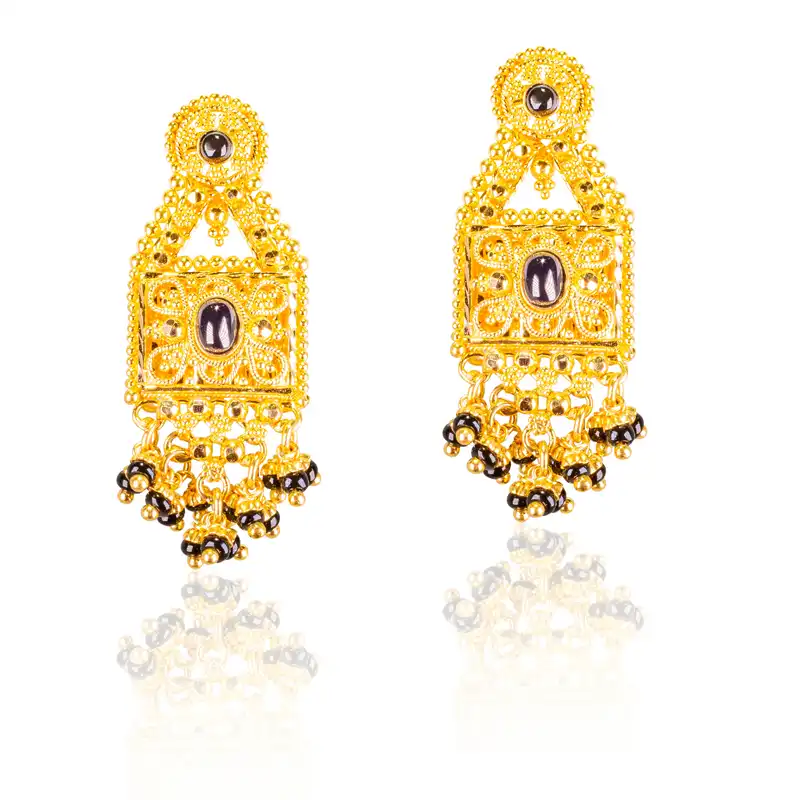 Traditional 22K Gold Earrings