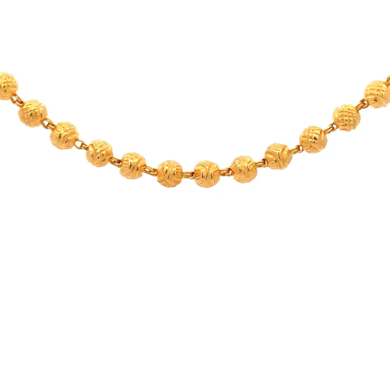 22K Gold Fancy Chain - 18 inch