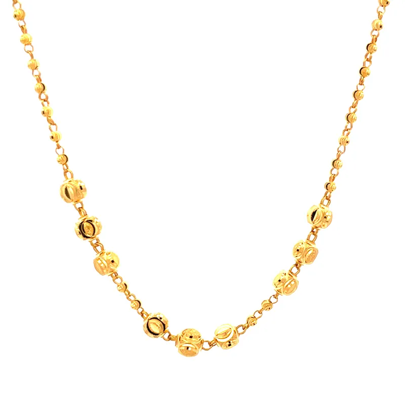 22K Gold Fancy Chain - 17 inch