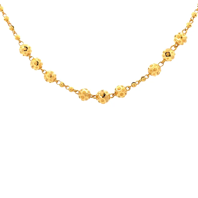 22K Gold Fancy Chain - 18 inch