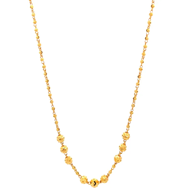 22K Gold Fancy Chain - 18 inch