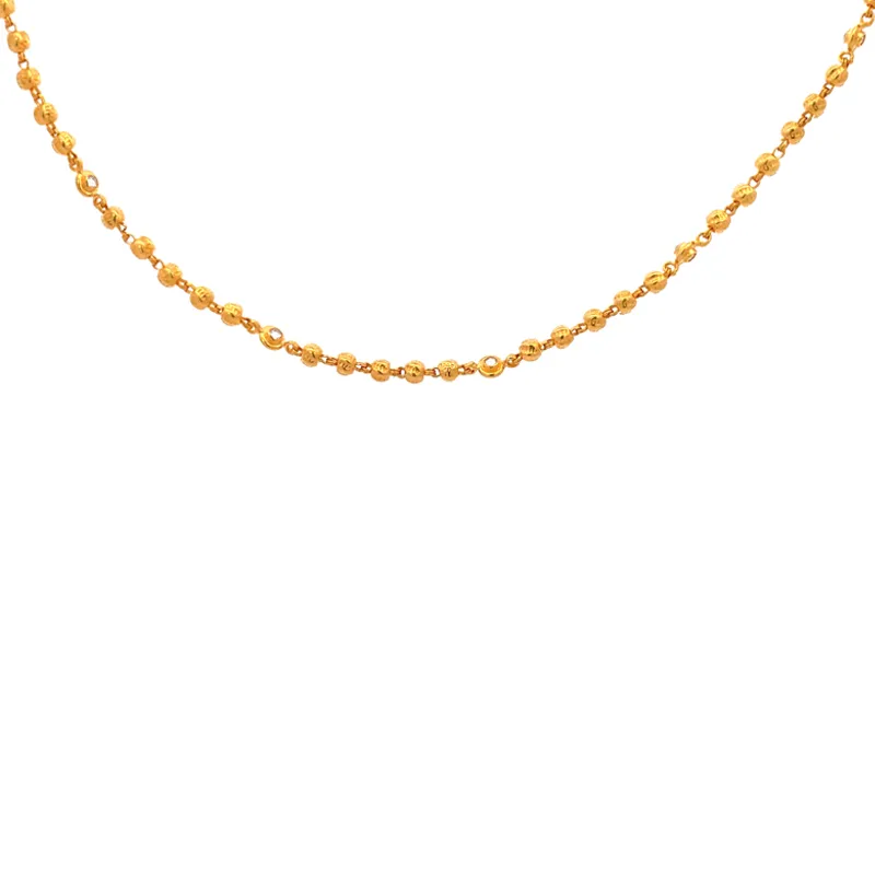 22K Gold Fancy Chain - 16 inch