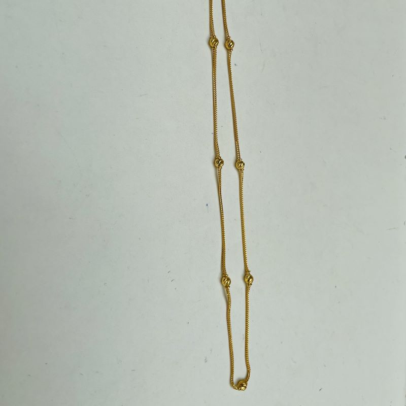 18K Yellow Gold Chain - 16 inches