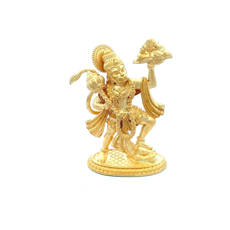 Lord Hanuman Gold Statue