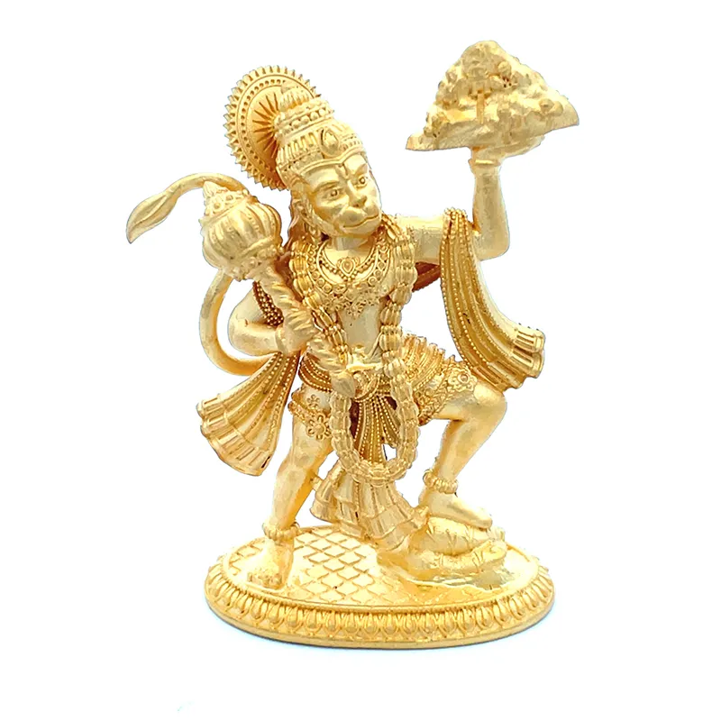 Lord Hanuman Gold Statue