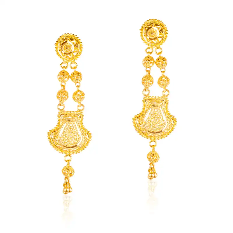 Magnificient 22K Gold Earrings