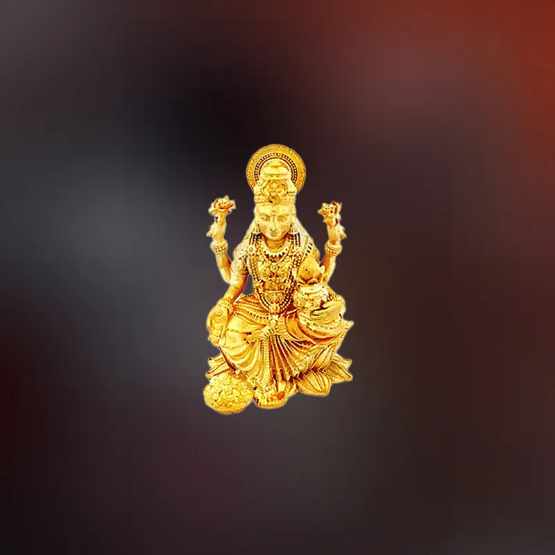 Goddess Laxmi Statue 22K Gold