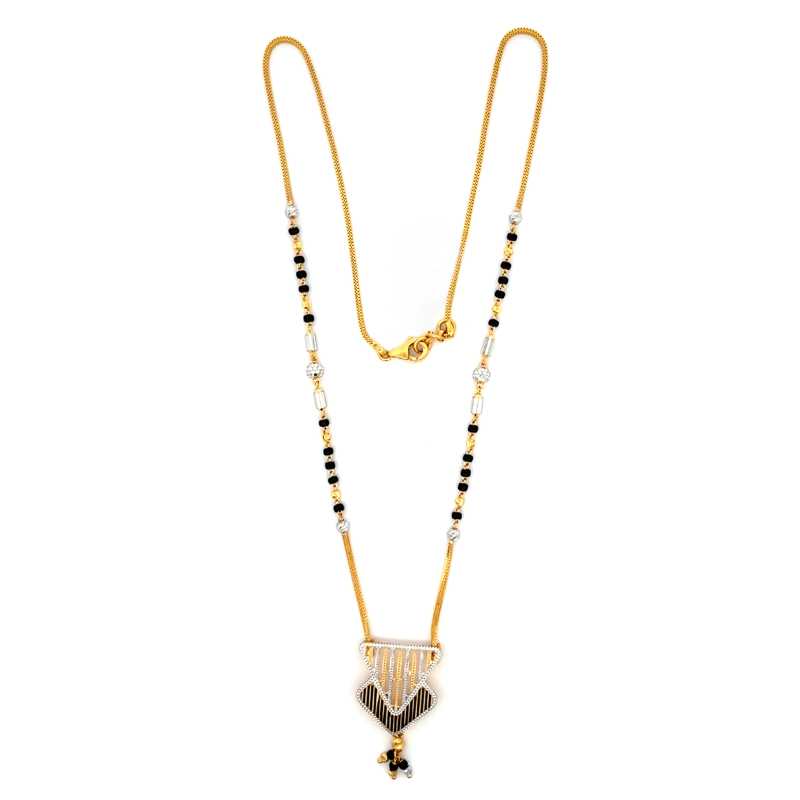 22K Gold Mangalsutra Two Tone