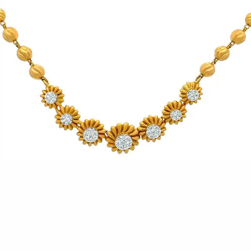 Necklace Set in 18K Yellow Gold