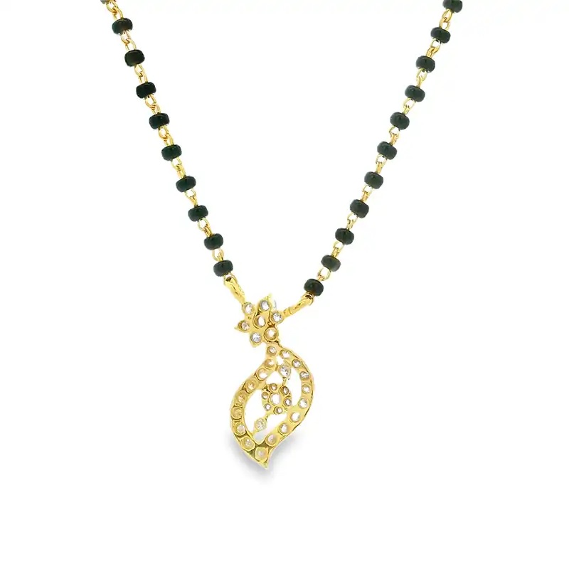 18K Gold Diamond Mangalsutra