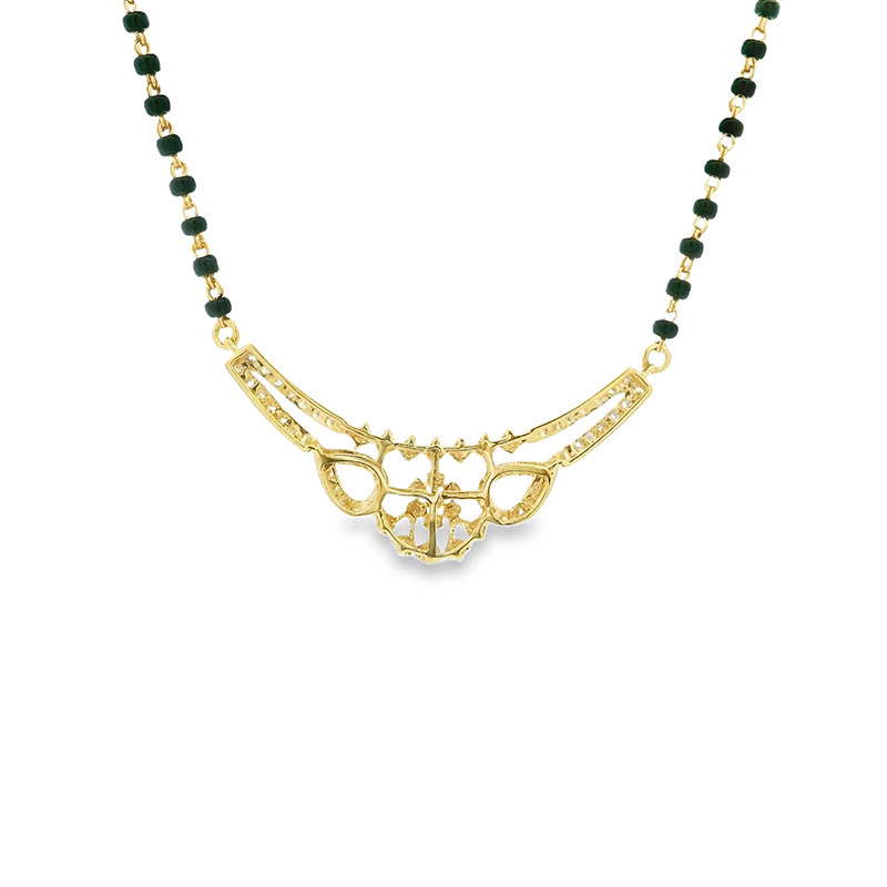 18K Gold Diamond Mangalsutra