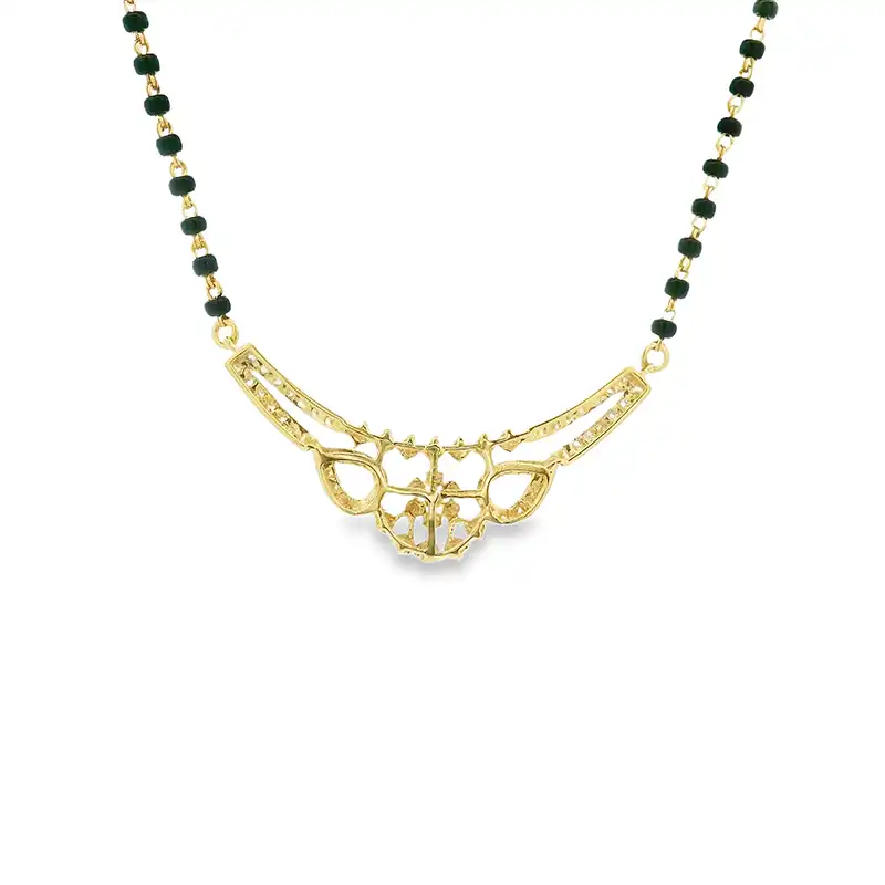 18K Gold Diamond Mangalsutra