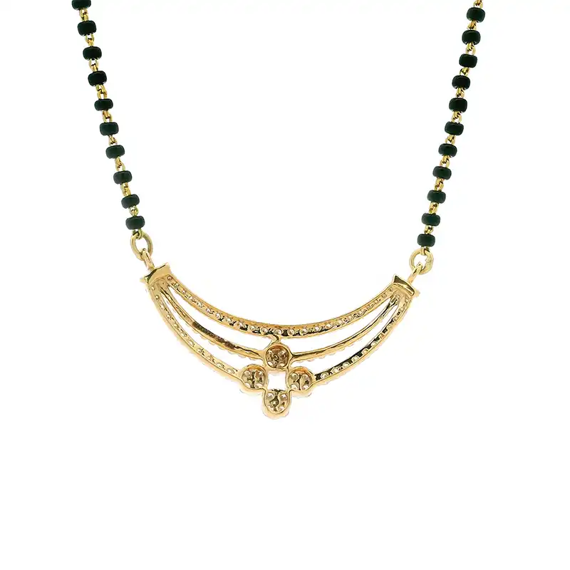 18K Gold Diamond Mangalsutra