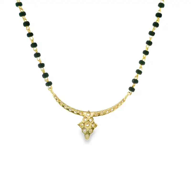 18K Gold Diamond Mangalsutra