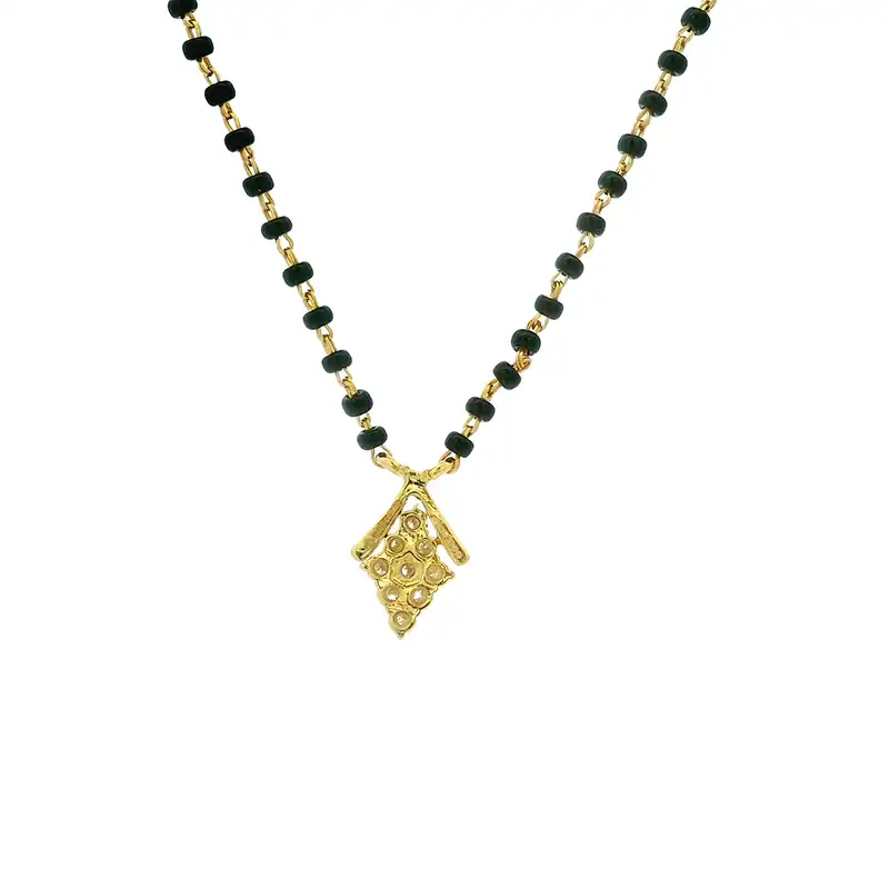 18K Gold Diamond Mangalsutra