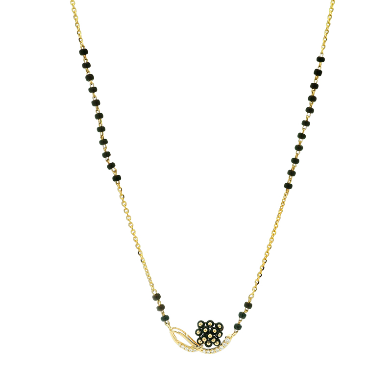 18K Gold Diamond Mangalsutra