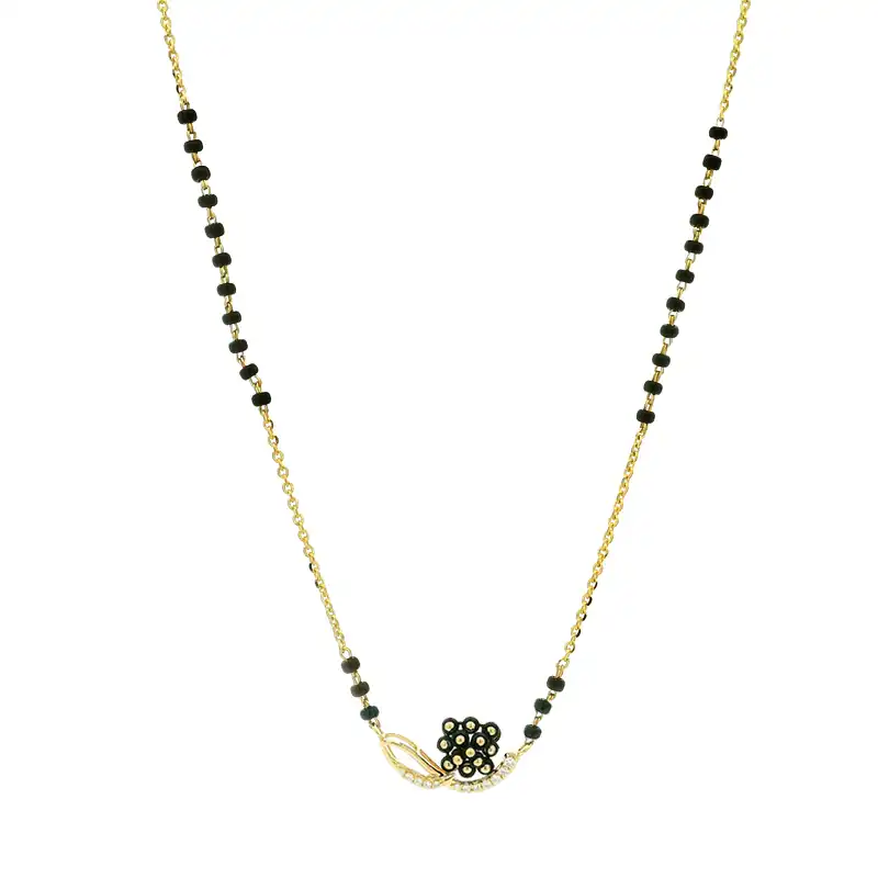 18K Gold Diamond Mangalsutra