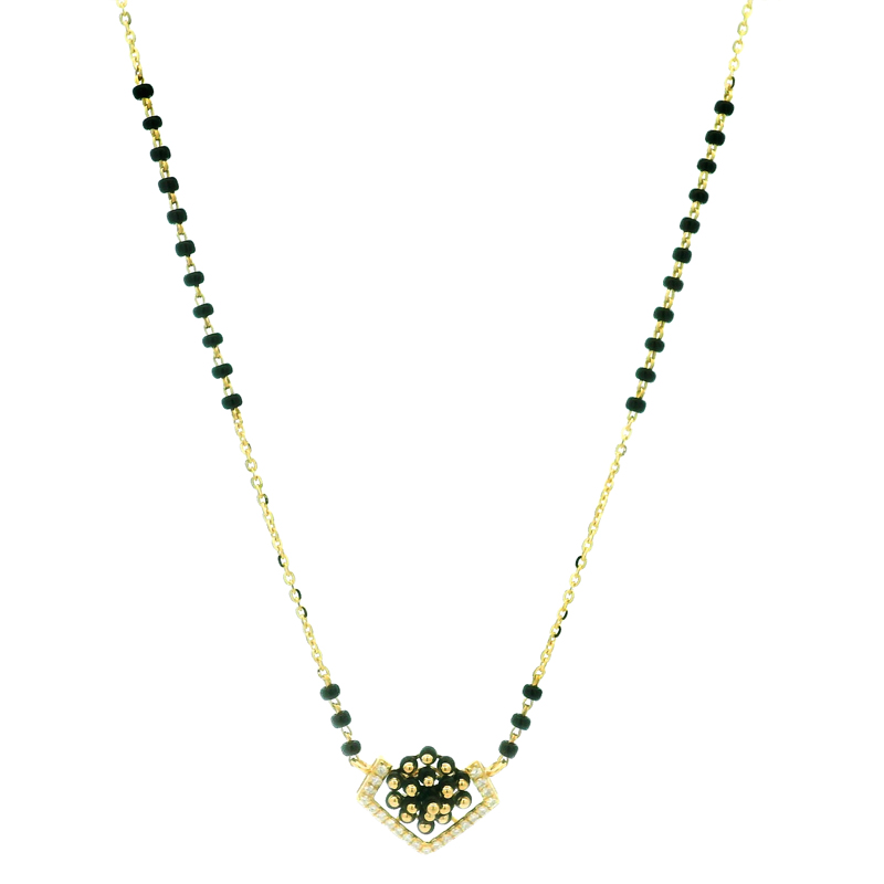 18K Gold Diamond Mangalsutra