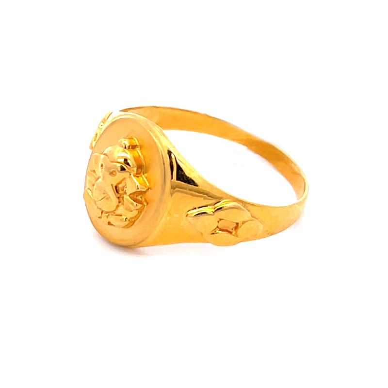 Men's Ring with Ganesh symbol - Size 8.75