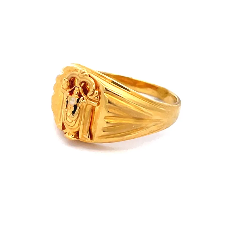 Men's Ring with Balaji symbol - Size 8.25