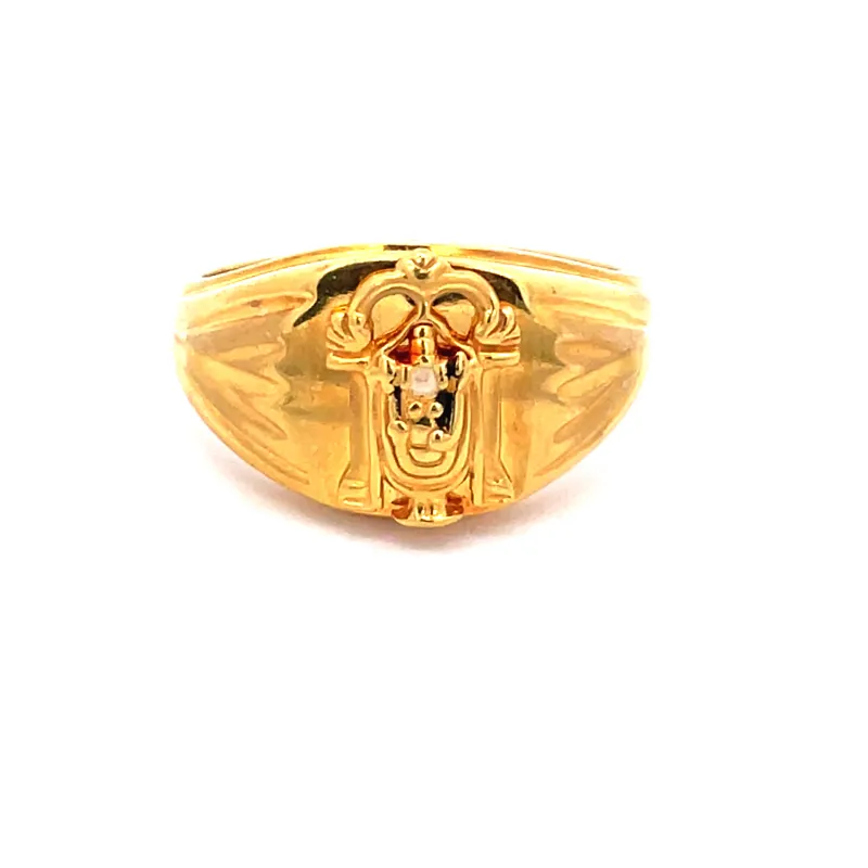 Men's Ring with Balaji symbol - Size 8.25