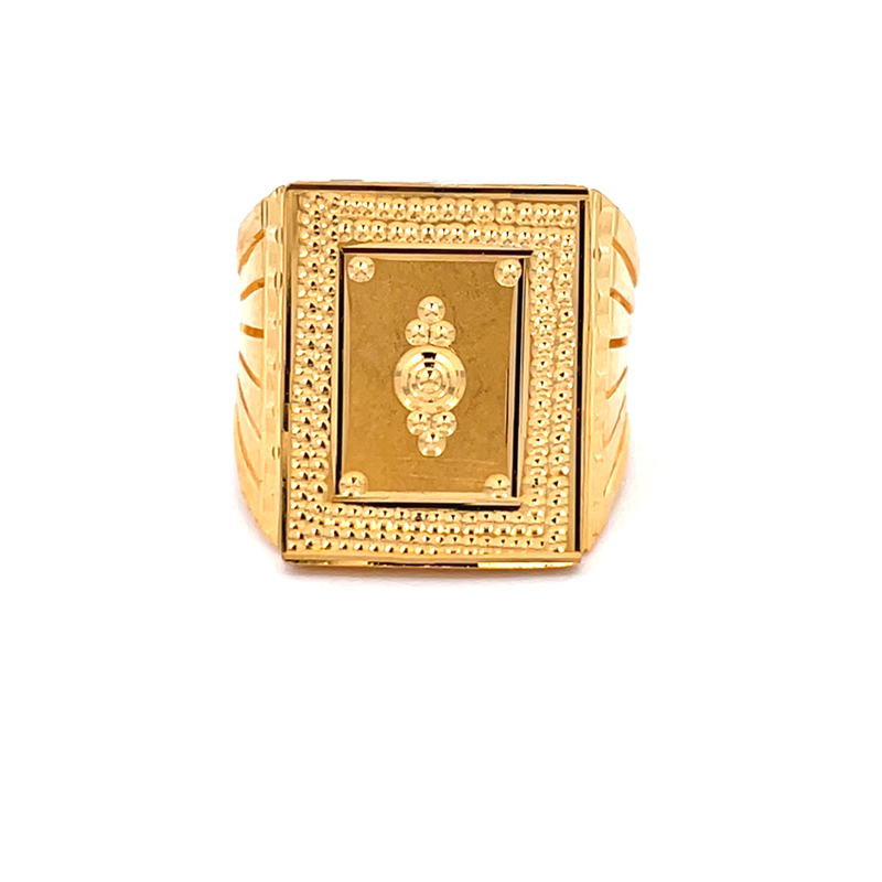 22K Gold Men's Ring -Size 11