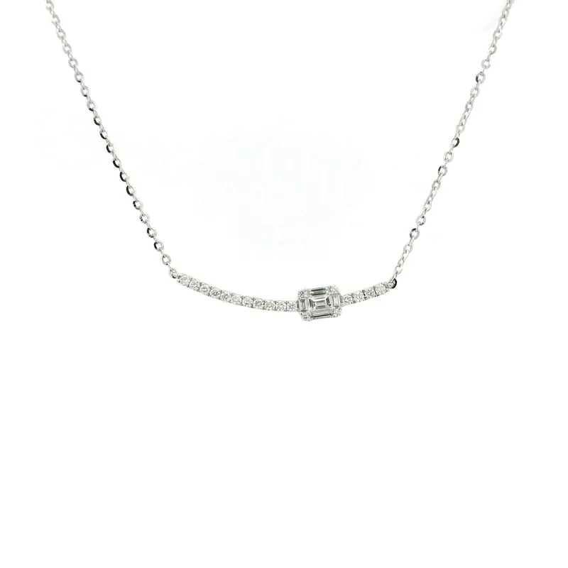 Elegant Gold Diamond Necklace