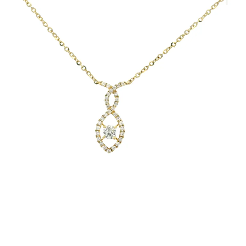 Elegant Diamond Pendant Necklace