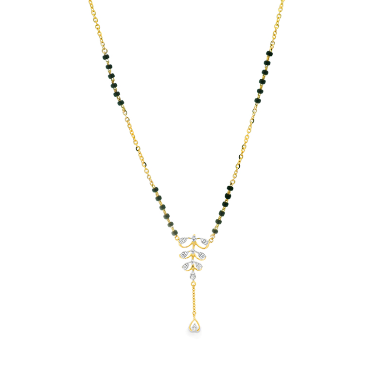 18K Gold Diamond Mangalsutra