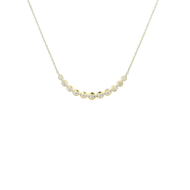 Elegant Gold and Diamond Necklace