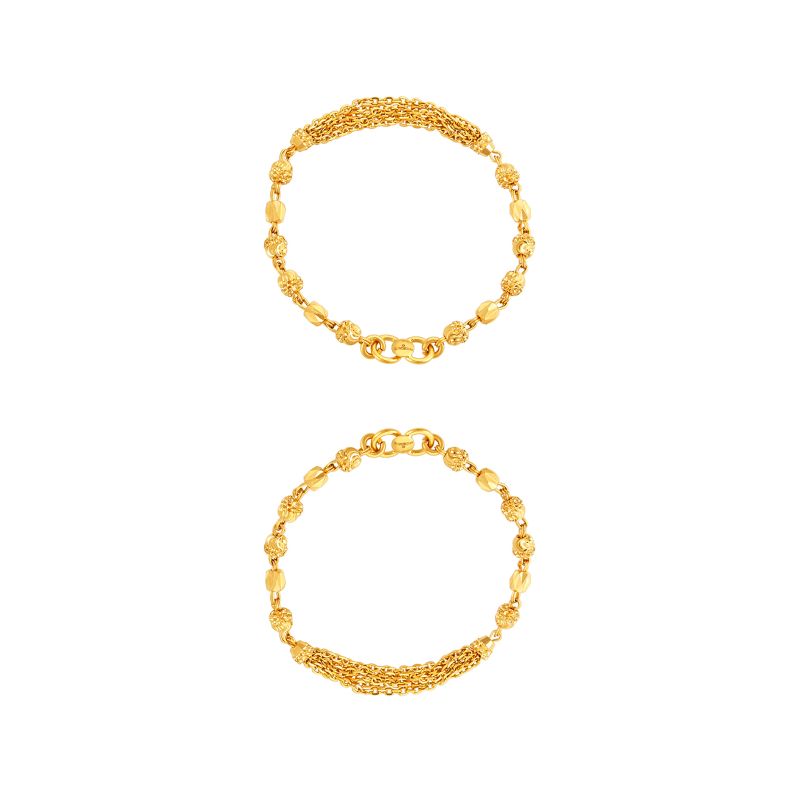 Buy quality 916 gold chain Bracelet lb-573 in Ahmedabad