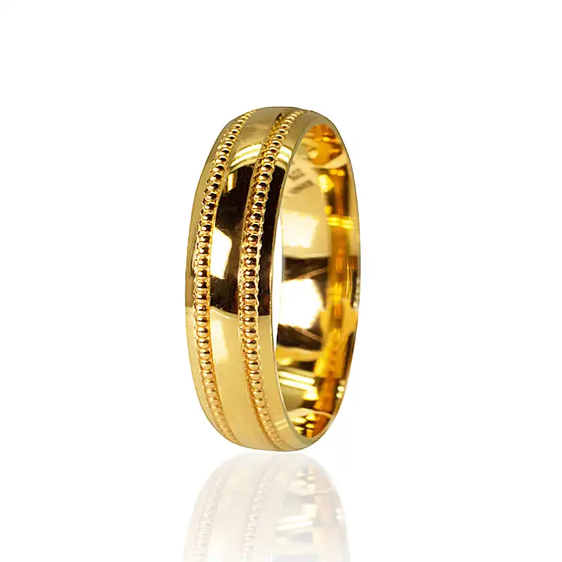 Classic Wedding Band 22K Yellow Gold