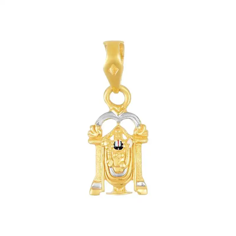 22k Two-Toned Balaji Religious Pendant