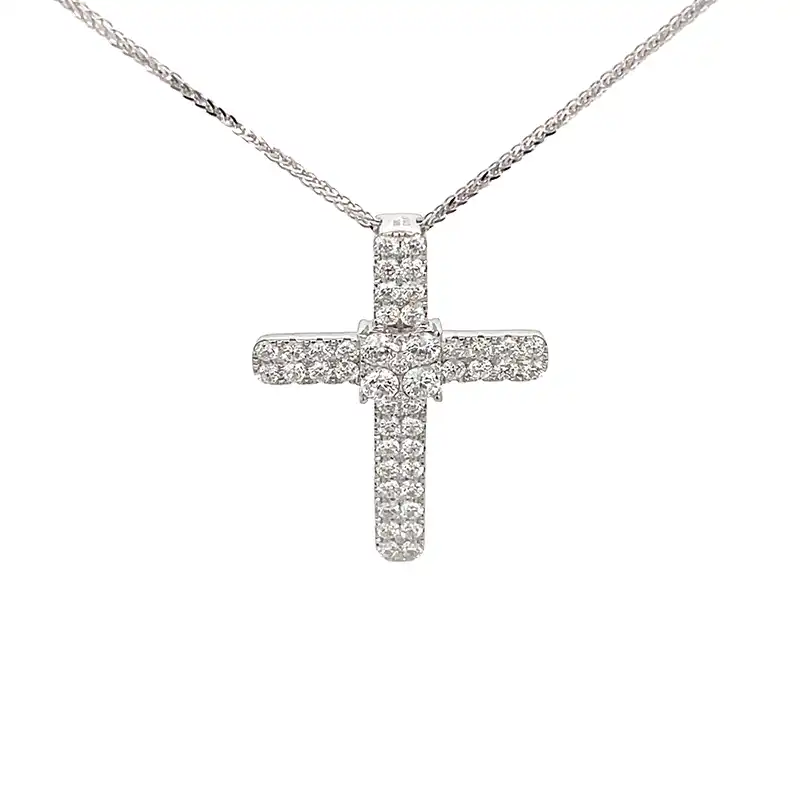 Breathtaking Diamond Cross Pendant