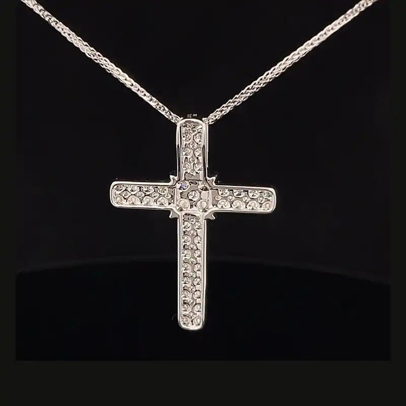 Breathtaking Diamond Cross Pendant